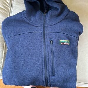 LL Bean Men’s S. Navy Zip Hoodie
